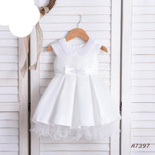 Load image into Gallery viewer, Birthday Party White Dress with Pearls
