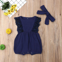 Load image into Gallery viewer, Romper With Headband
