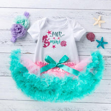 Load image into Gallery viewer, Mermaid Romper With Tutu Skirt
