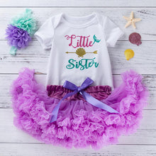 Load image into Gallery viewer, Little Sister Rompers With Tutu Skirt
