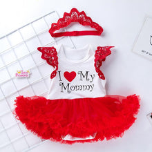 Load image into Gallery viewer, I Love My Mom Romper With Tutu Skirt
