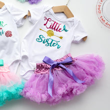 Load image into Gallery viewer, Little Sister Rompers With Tutu Skirt
