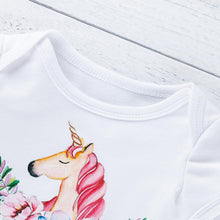 Load image into Gallery viewer, Unicorn Romper With Tutu Skirt
