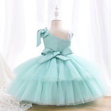 Load image into Gallery viewer, Beautiful Multi Frill Dress frozen theme birthday party dress
