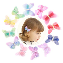 Load image into Gallery viewer, Set Of 2 Butterfly Hair Clips
