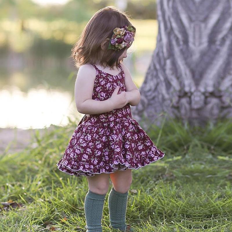 Beautiful Flower print Babydress