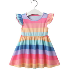 Load image into Gallery viewer, Rainbow Print Frock
