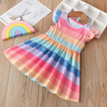 Load image into Gallery viewer, Rainbow Print Frock
