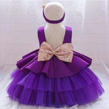 Load image into Gallery viewer, Beautiful Purple Birthday Party Dresses for Girls
