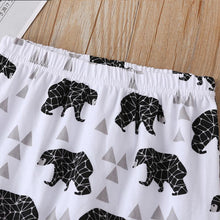 Load image into Gallery viewer, Bear Print Top &amp; Bottom Set
