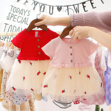 Load image into Gallery viewer, Strawberry Embroidery Frock
