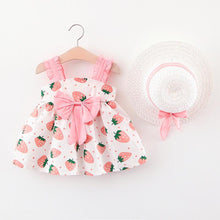 Load image into Gallery viewer, Sleeveless Strawberry Print Frock
