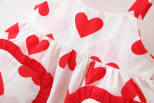 Load image into Gallery viewer, Strapless Heart Print Frock
