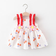 Load image into Gallery viewer, Sleeveless Frock With Cherry Print
