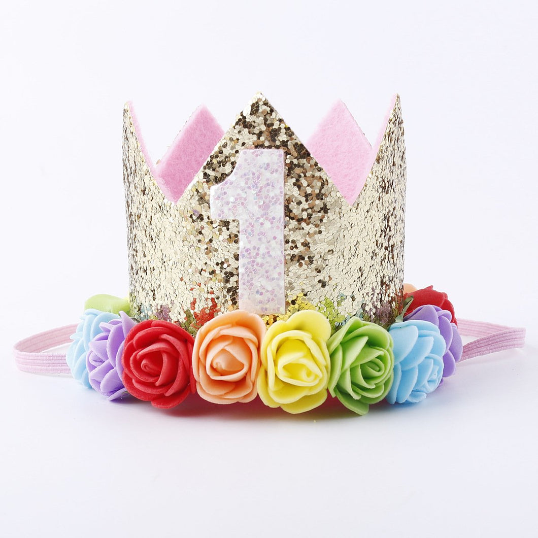 Tiara First Birthday Crown