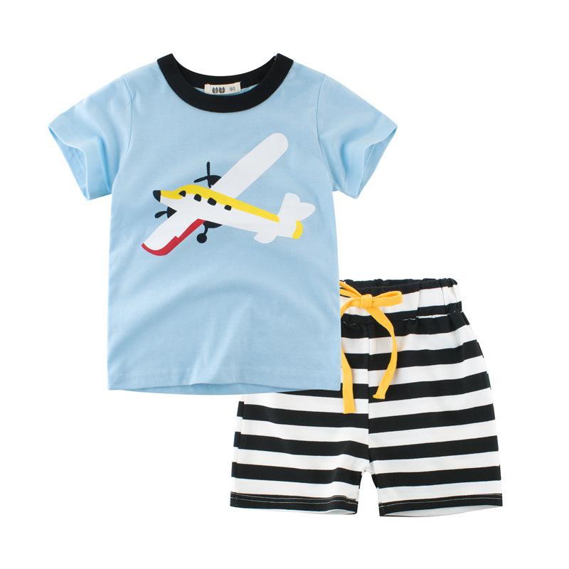 Air plane Print Top & Bottom Set