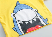 Load image into Gallery viewer, Shark Print Top &amp; Bottom Set
