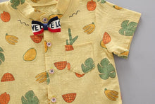 Load image into Gallery viewer, Veggie Print Top &amp; Bottom Set
