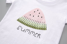 Load image into Gallery viewer, Watermelon Print Top &amp; Bottom Set
